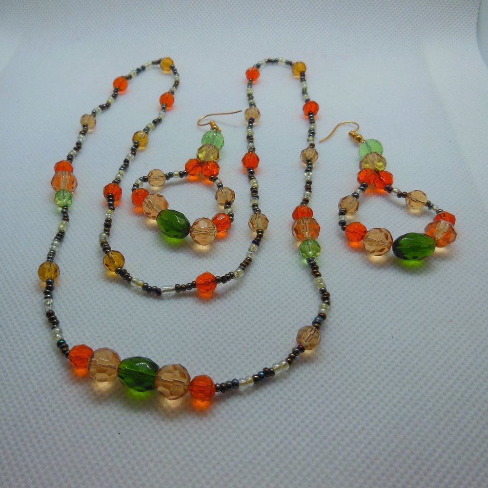 Handmade Earrings & Necklace